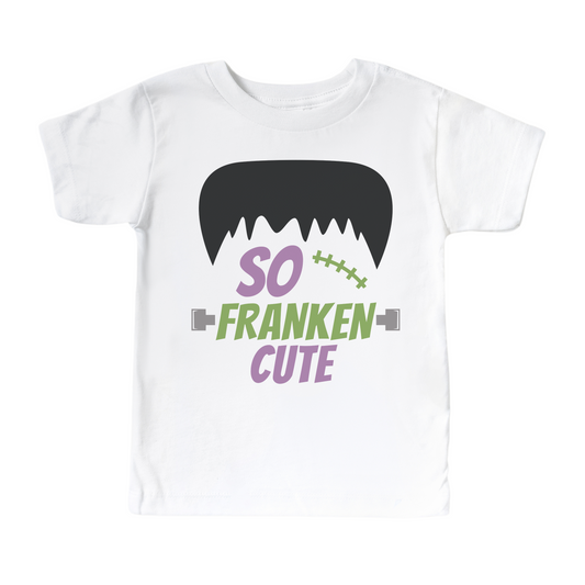 So Franken Cute Halloween Shirt - Kids