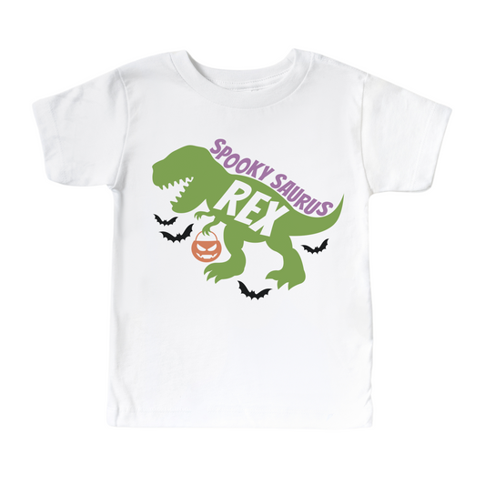 Spooky Saurus Rex Halloween Shirt - Kids