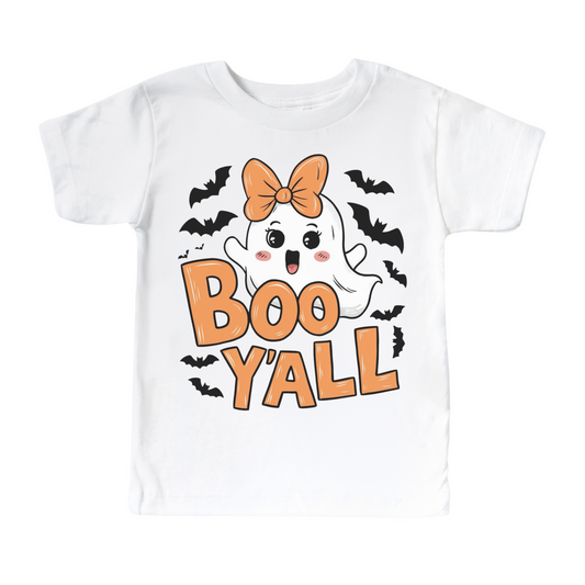 Boo Y'all Halloween Shirt - Kids