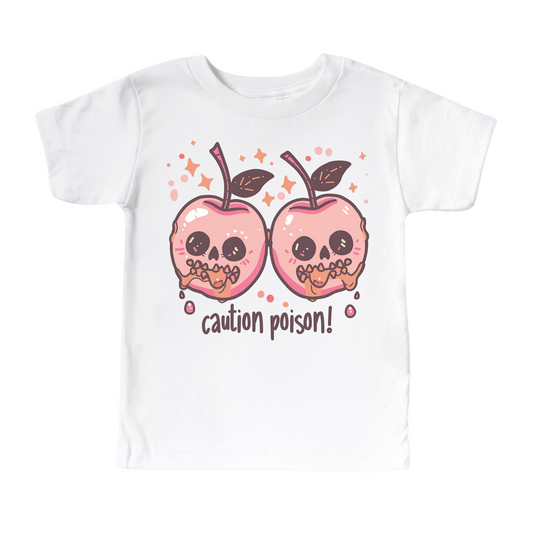 Caution Poison Halloween Shirt - Kids