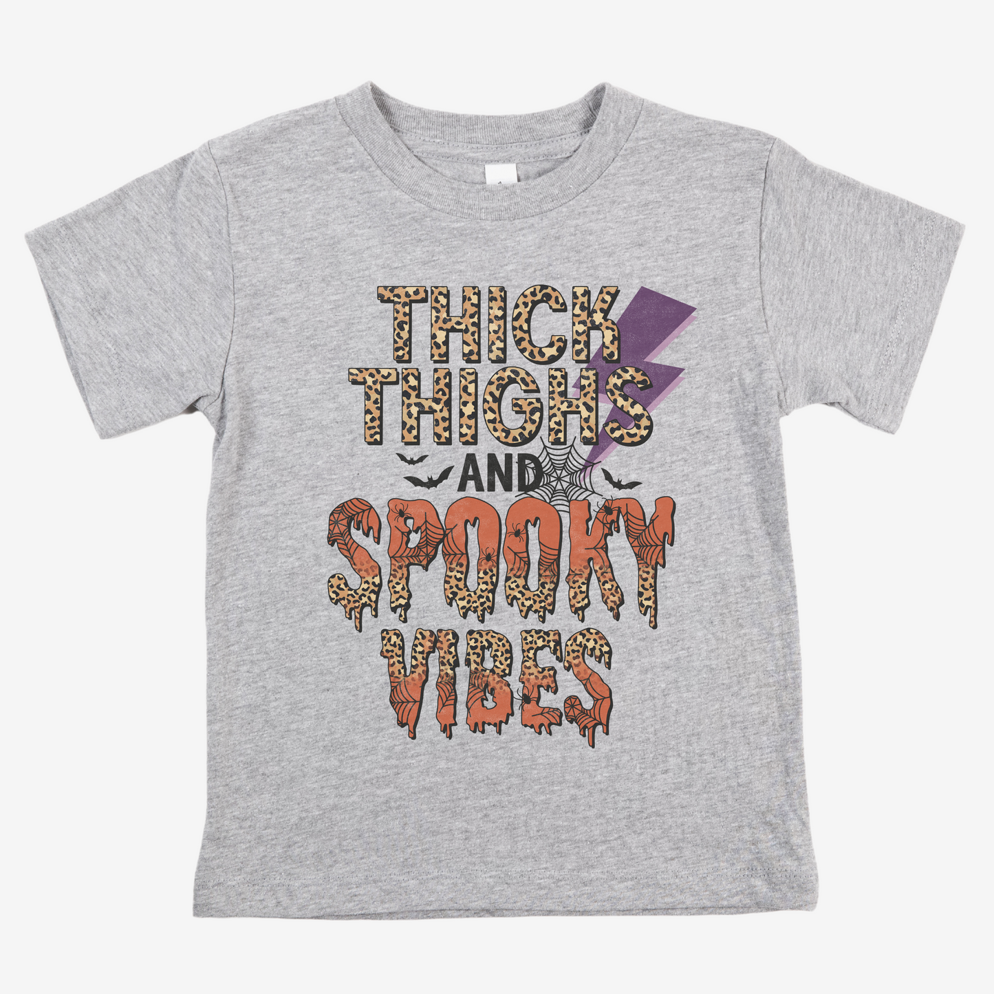 Thick Thighs And Spooky Vibes Halloween Shirt - Kids