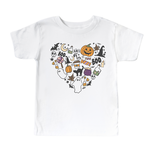 Heart Halloween Shirt - Kids