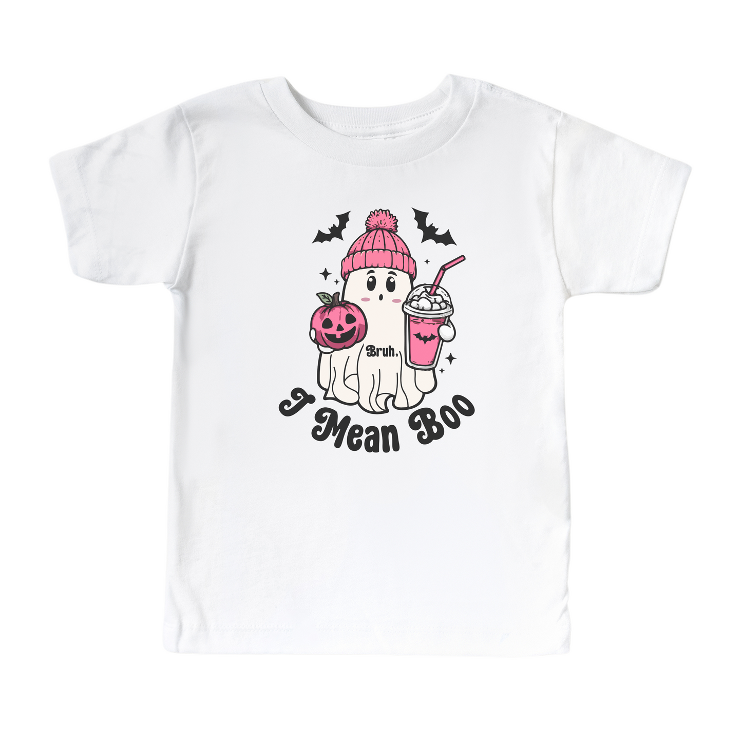 I Mean Boo Halloween Shirt - Kids