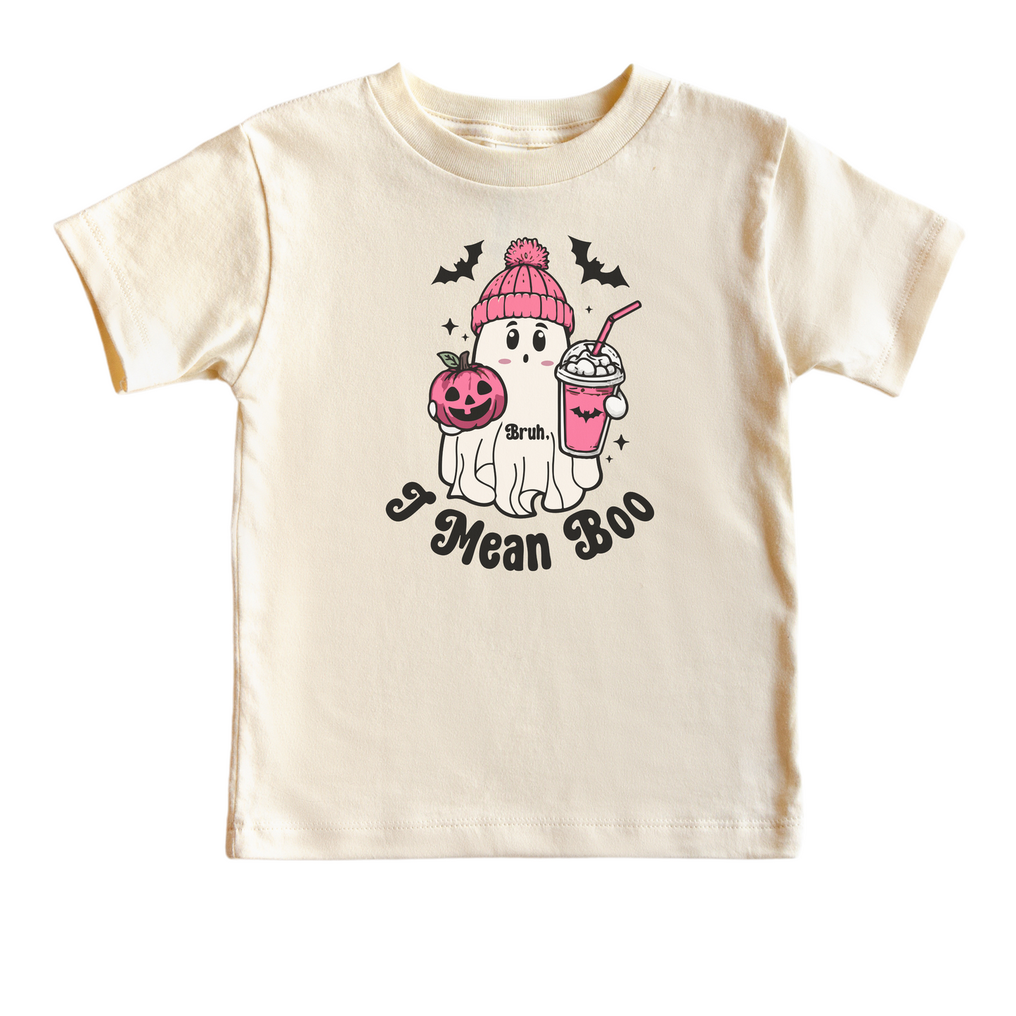 I Mean Boo Halloween Shirt - Kids