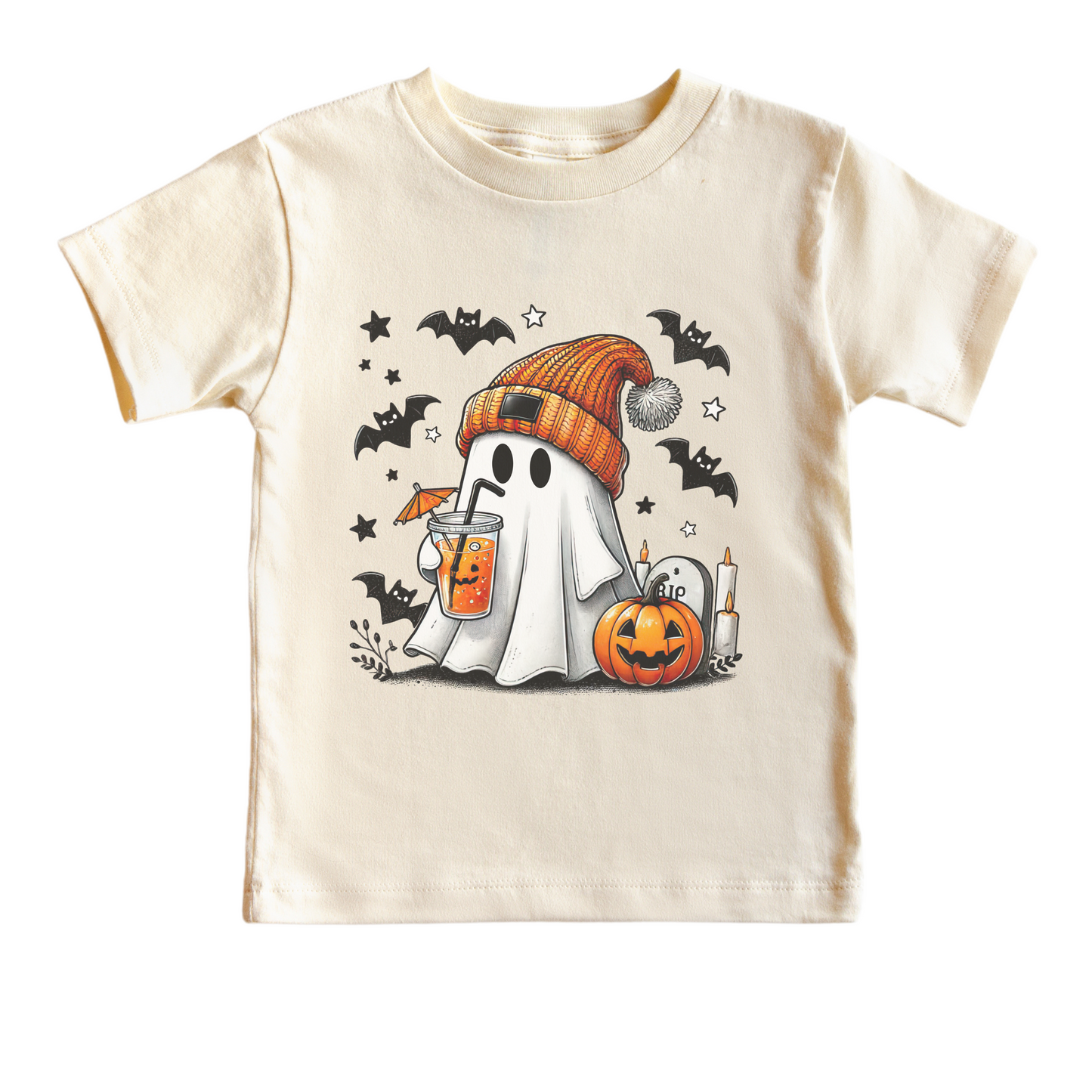 Cute Ghost Halloween Shirt - Kids