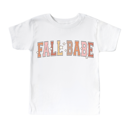 Fall Babe  Vintage Halloween Shirt - Kids