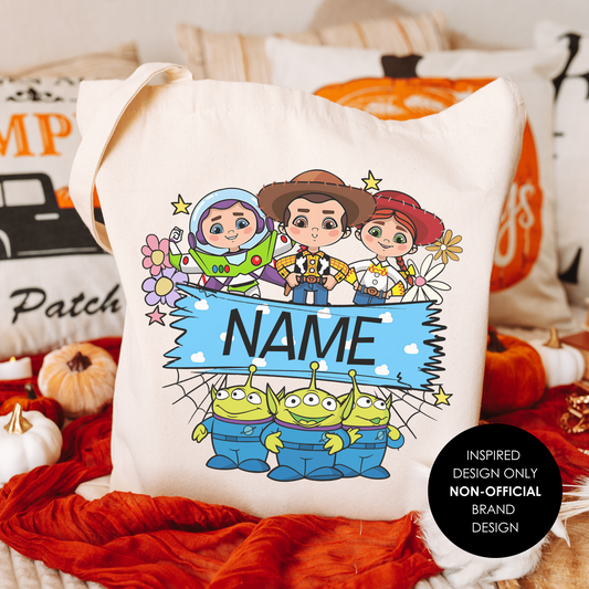 Personalized Halloween Trick of Treat Bags - Toy Story Inspired