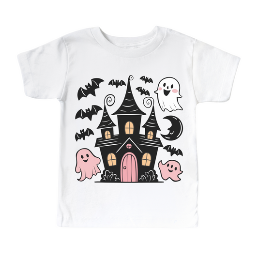 Haunted House Halloween Shirt - Kids