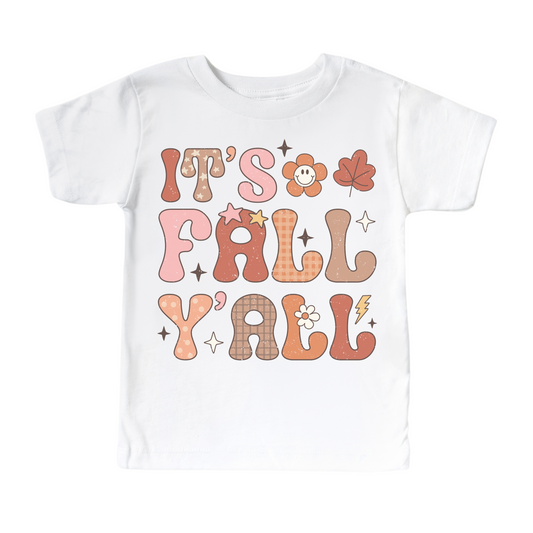 It's Fall Y'all  Vintage Halloween Shirt - Kids