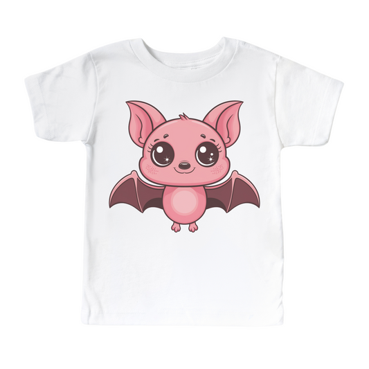 Pink Bat Halloween Shirt - Kids