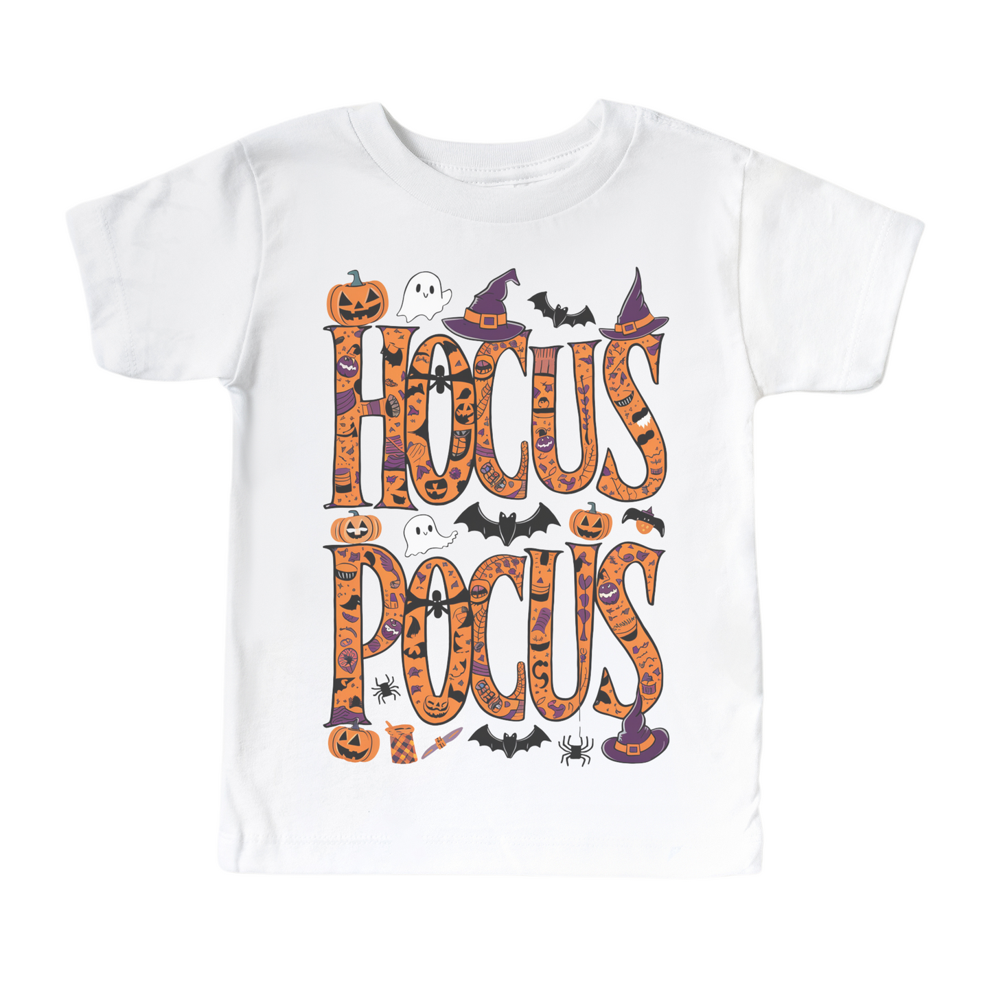 Pumpkin Hocus Pocus Halloween Shirt - Kids