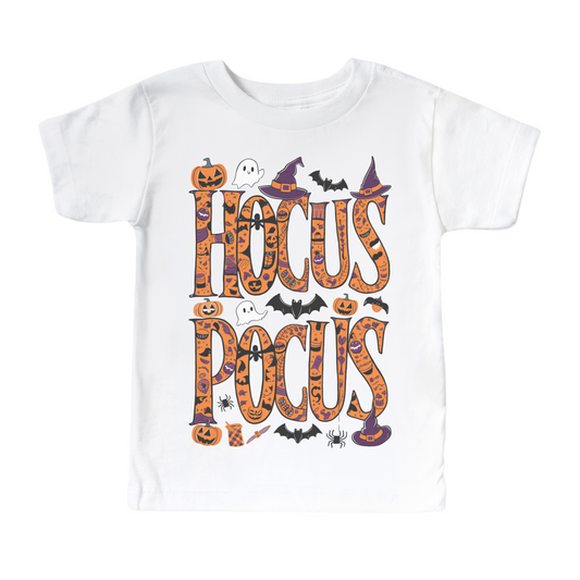 Pumpkin Hocus Pocus Halloween Shirt - Kids