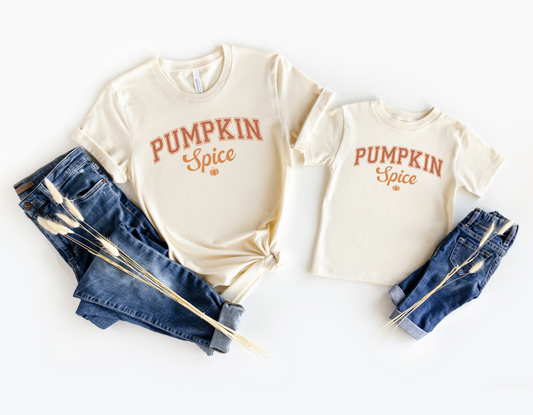 Pumpkin Spice - Mama & Kids Shirt