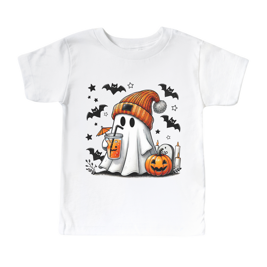 Cute Ghost Halloween Shirt - Kids