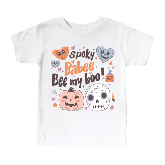 Spoky Babee Bee My Boo Halloween Shirt - Kids