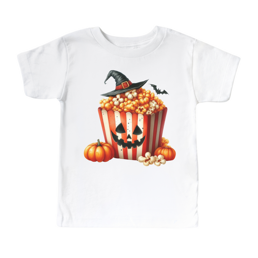 Spooky Pop-Corn Halloween Shirt - Kids