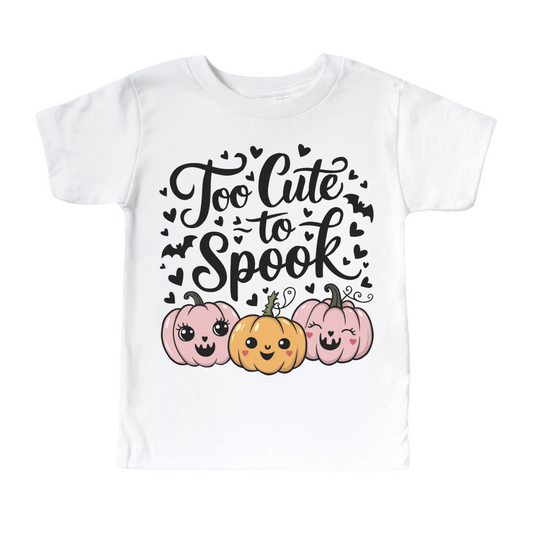 Too Cute to Spook Halloween Shirt - Kids