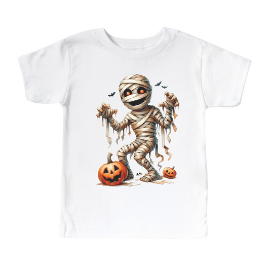 Zombie Pumpkin Halloween Shirt - Kids